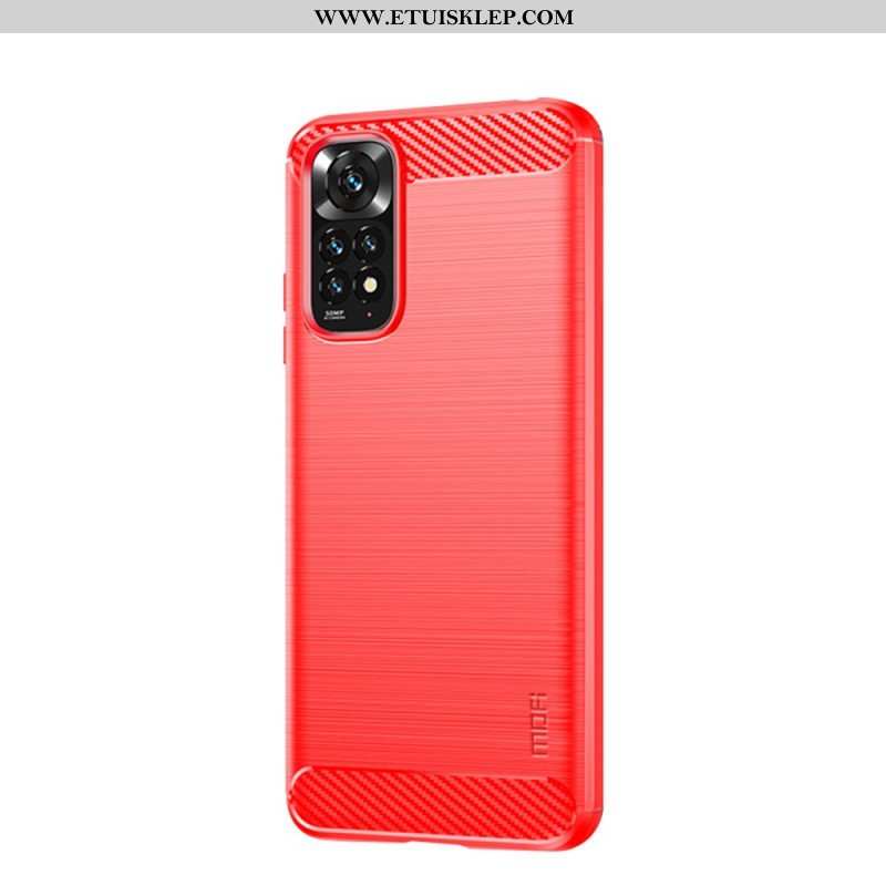 Etui do Xiaomi Redmi Note 11 / 11S Szczotkowane Włókno Węglowe Mofi